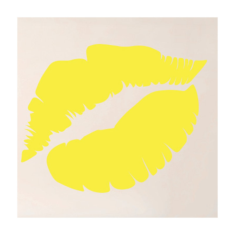 Wall Decal, Large, Bright Yellow