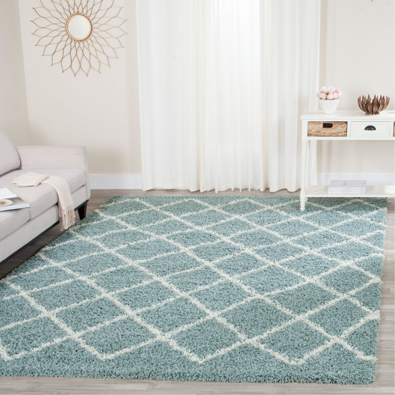 Tapis à poils longs Skyleen, Rectangle 10 pi x 14 pi