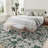 Soft Botanical Leaf Area Rug – Washable, Collapsible, Non-Slip, Mark-Resistant, Soft Faux Woolen – For Living Room, Bedroom, Kitchen – Green Tone, 10x13ft-129391100-129391095