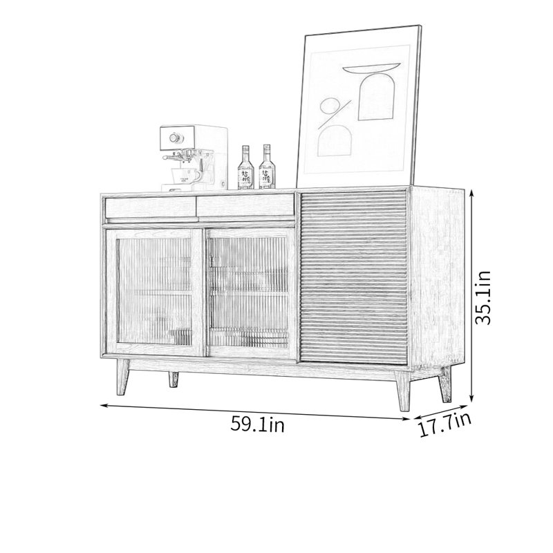 Buffet 59,1 po