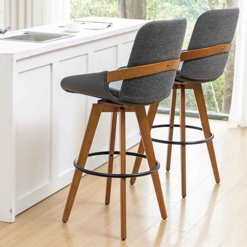 Bar Stools, Gray, Bar Stool (29.52" Seat Height)