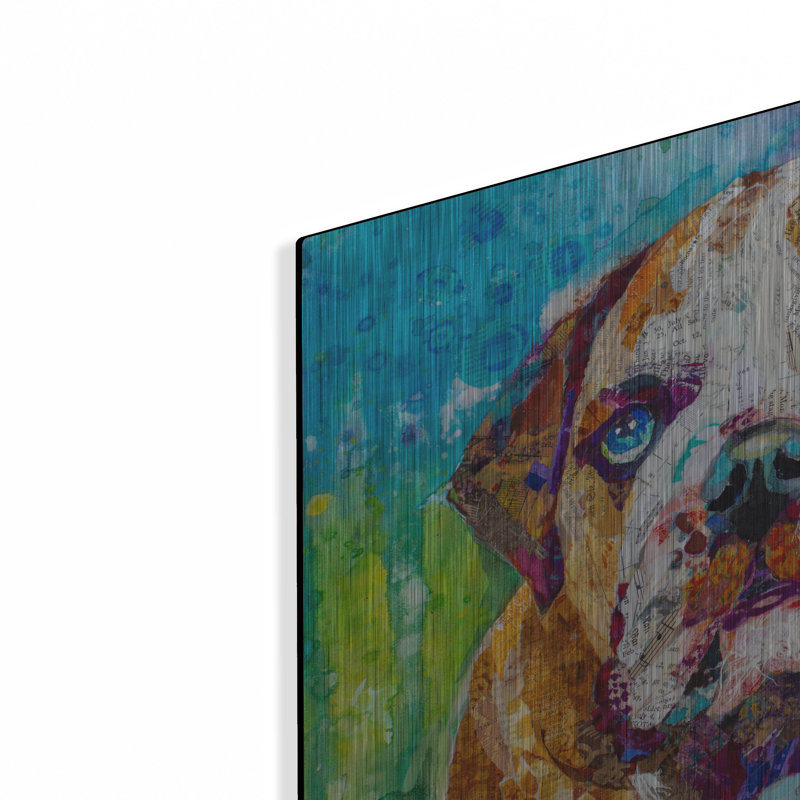«Bull Dog» par St. Hilaire Elizabeth, H 12 po x l 12 po