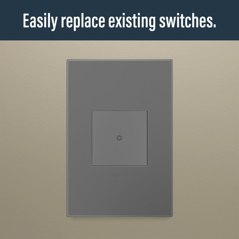 Adorne Smart Switch With Netatmo Starter Kit, Magnesium