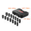 Axle Nut Impact Socket Set, 1/2" Drive Deep 6+12-Point 14-Piece Metric Spindle Nut Socket Set, CR-V Heat Treated Large Socket Set with Storage Case, Auto Repair, Removing or Installing Axle Nuts