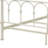 Azyra Spindle Metal Bed In White-2094584088