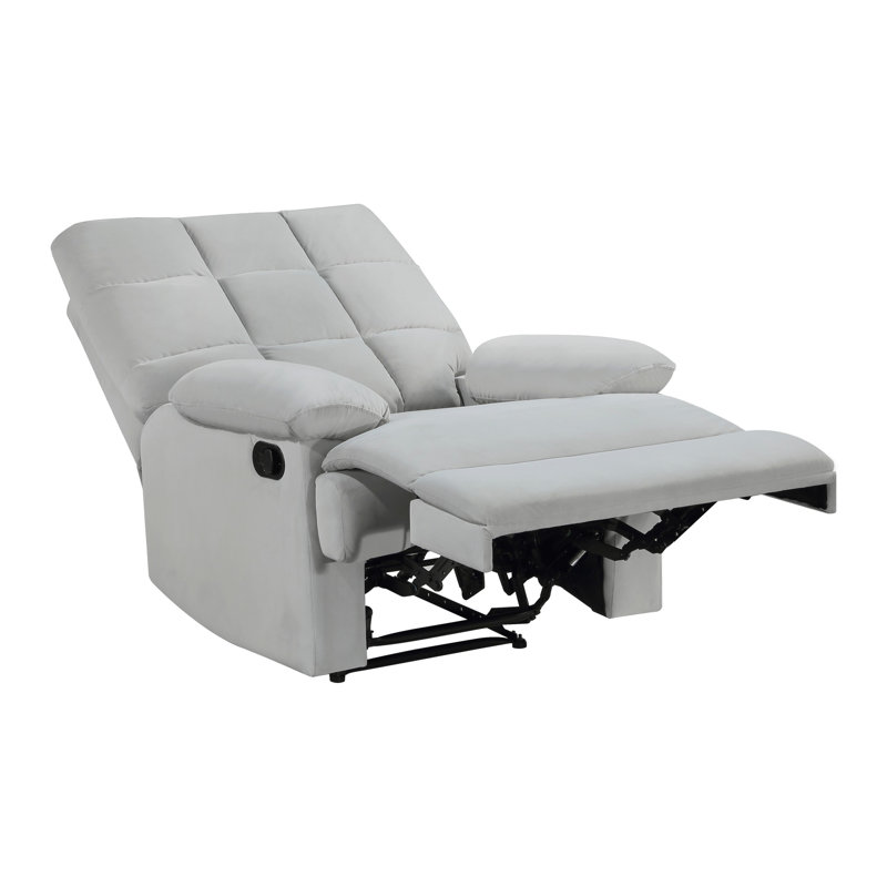 Costina Upholstered Home Theater Seat, Light Gray