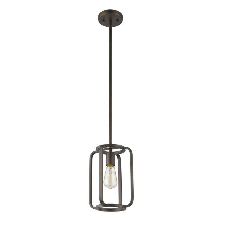 Poitiers 1 - Light Bronze Single Pendant