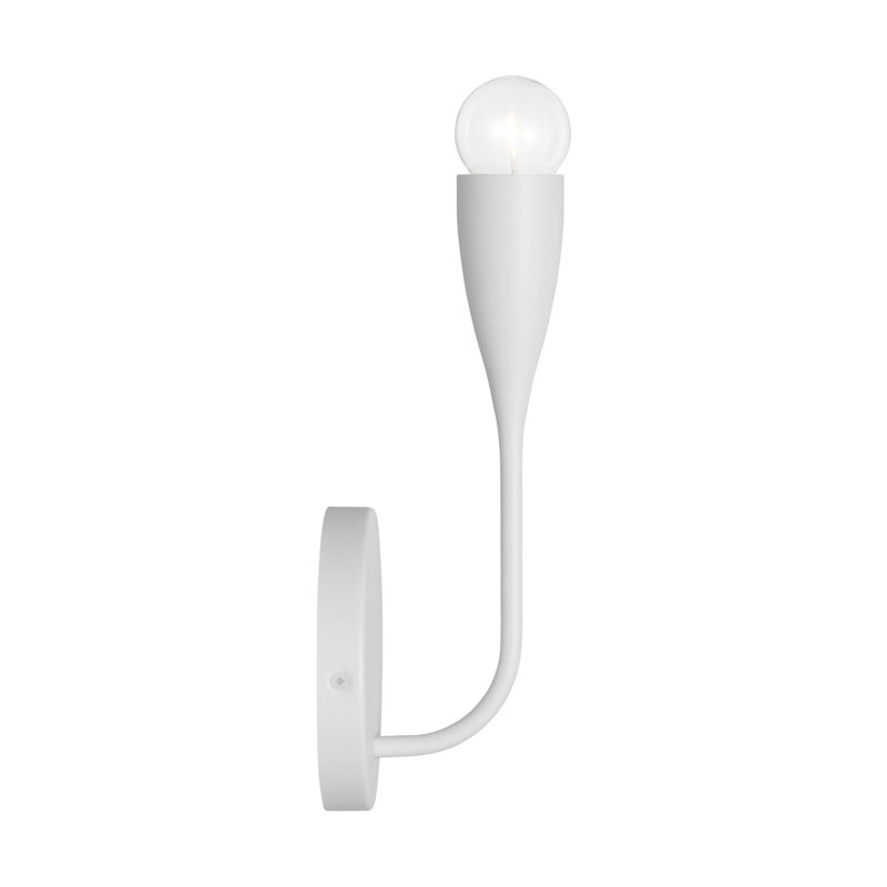 Petite applique Maya de Génération Lighting , Blanc mat, Blanc