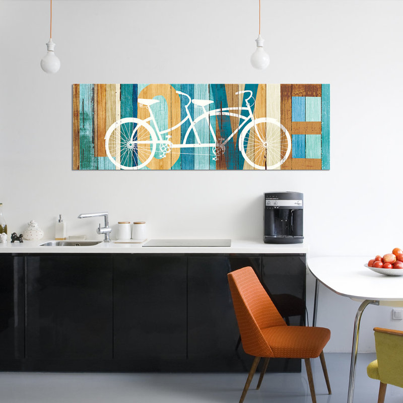 «Beachscape Series: Love I», impression sur toile, H 20 po x l 60 po x P 1,5 po, Toile tendue