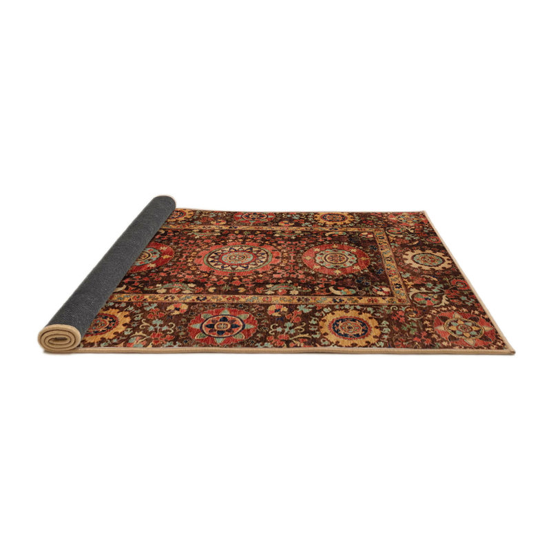 Tapis abstrait moderne 3906, Rond 3 pi