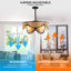 Ashelynn 7- Blade 51cm Ceiling Fan with Remote Control and Light Kit Included