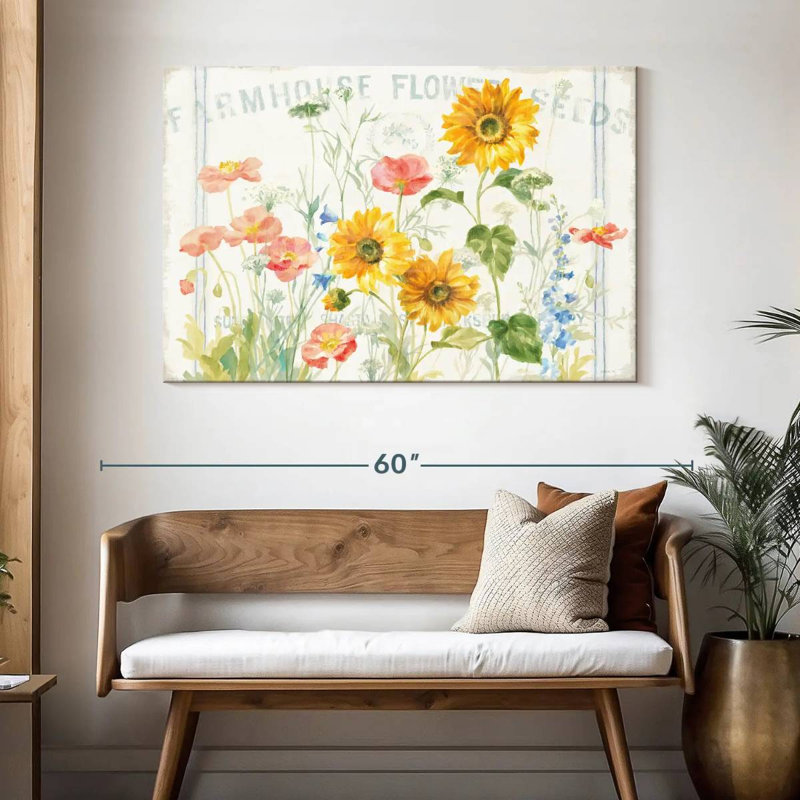 Harnek Floursack Florals I, H 32 po x l 48 po