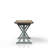 X Based Counter Height Casual Dining Table