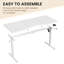 Soliha Adjustable Metal Base Standing Desk-1870889107