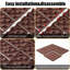 Carreaux de terrasse en plastique emboîtables-113414430