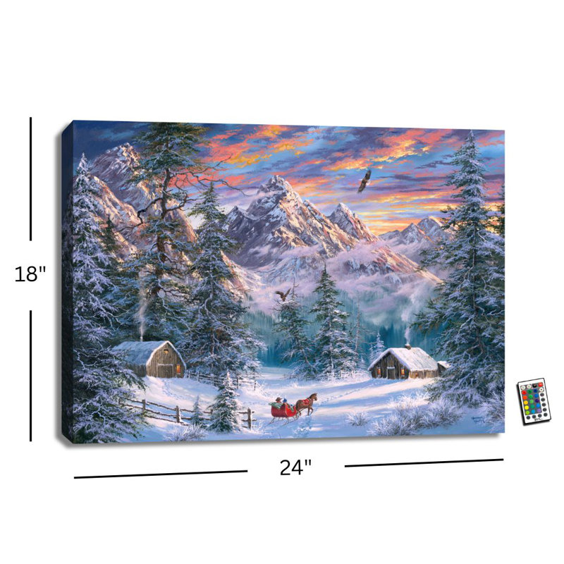 Art mural à DEL 18 x 24