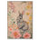 Art floral sur un lapin floral 