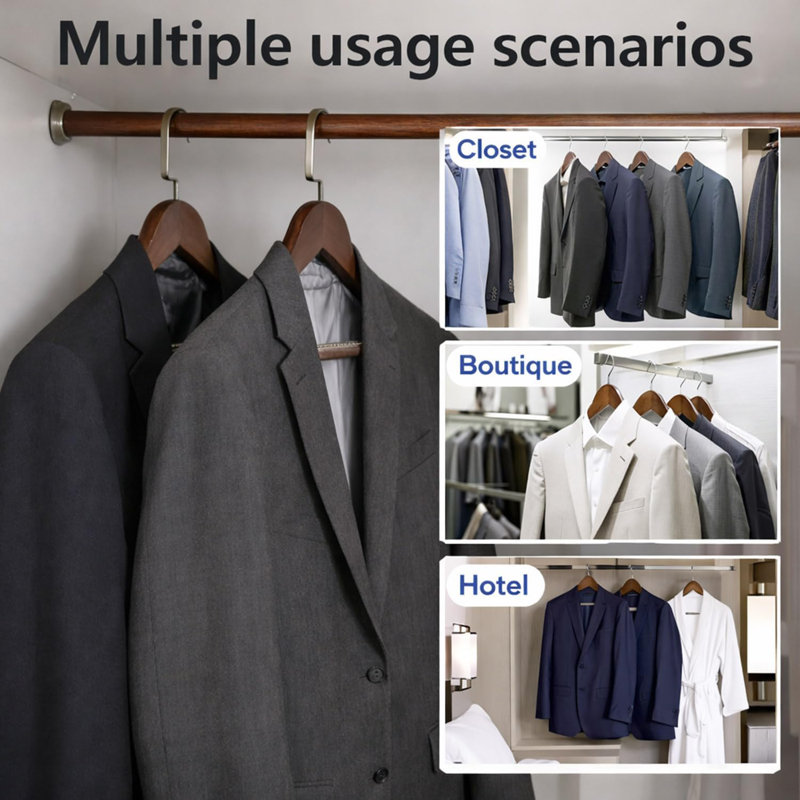 Wood Standard Hanger, Brown