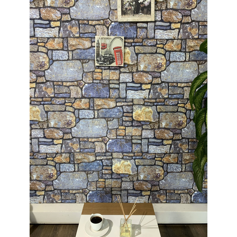 19.7" x 39.4" Wall Paneling (5-pack), Periwinkle Ginger