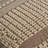 Rustic Wool And Cotton Large Pouf, Brown