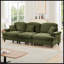 Élégant canapé 3 places Mid-Century avec accoudoirs évasés-543325546