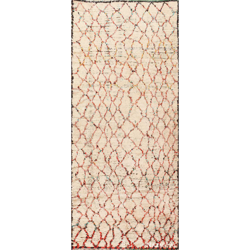 Moroccan One-of-a-Kind Runner 4'4" X 10' Area Rug