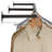 Harmoney 70.06'' Metal Wall Mounted Clothing Racks