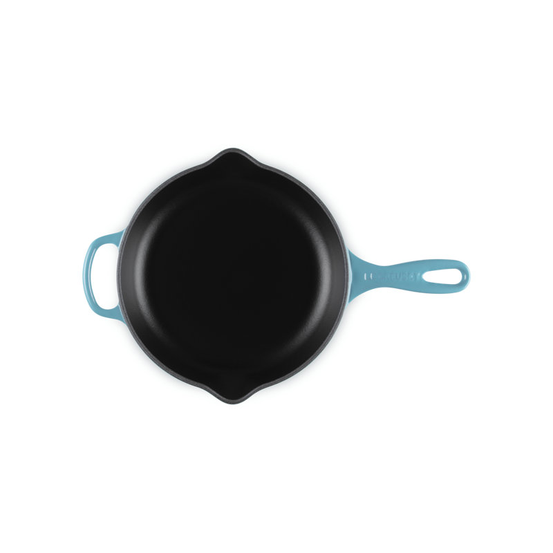 Le Creuset Enameled Cast Iron Skillet, Sea Salt