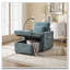 Chaise longue en chenille avec rangement-1153513376