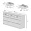 Commode double l 9 po Caral