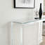 Console simple et transparente en verre acrylique-1385809624