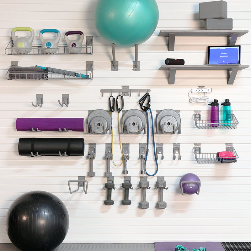 Steel Slatwall Accessory Kit 36 Piece Set