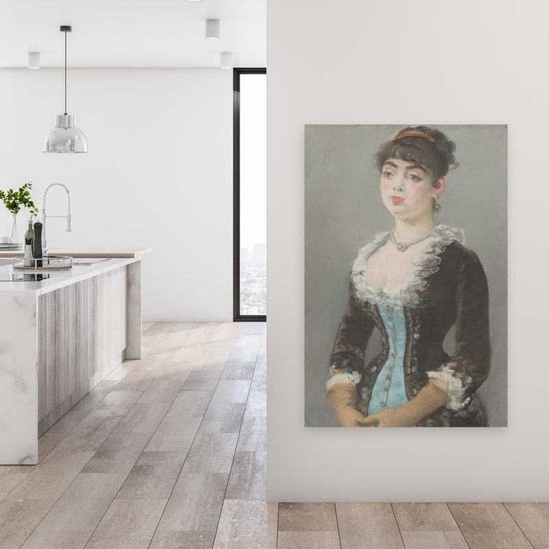 Madame Michel-Lévy, 1882 - Portrait abstrait contemporain - Estampe murale, H 48 po x l 32 po