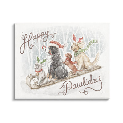 " Happy Pawliday Dogs "