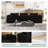 Modern Plush-Upholstered Accent Sofa