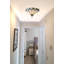 34cm Tiffany Style Deco Glass Bowl Pendant Ceiling Shade