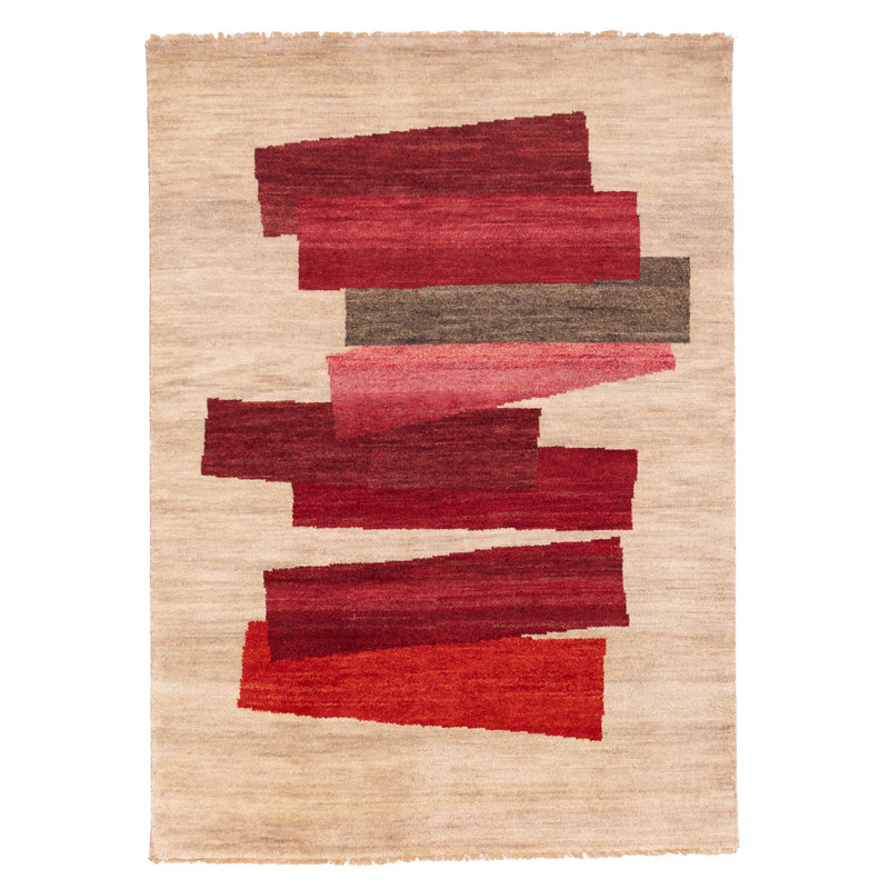 Peshawar Ziegler Khaki Rug 4'11" x 6'9"