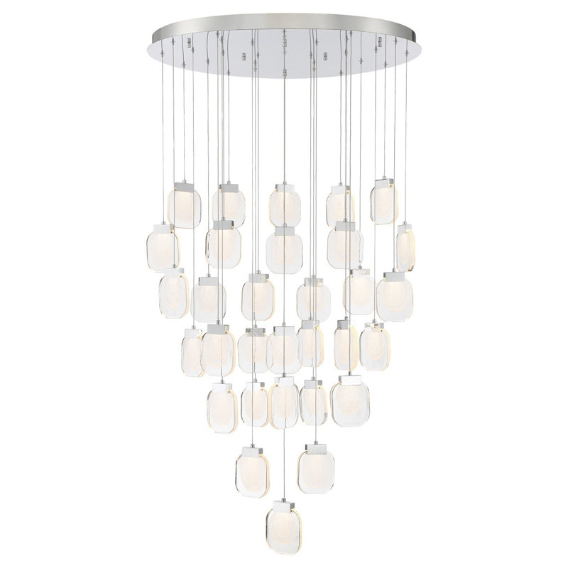 GRAND CHANDELIER À 31 DEL 39 po INTÉGRÉ