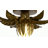 Traditional 1-Light Metal Flower Flush Mount