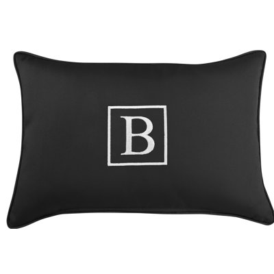 Kerrell Embroidered Sunbrella® Outdoor Throw Pillow