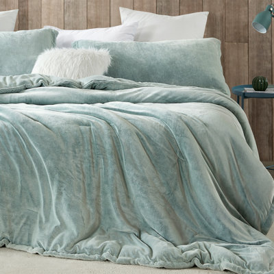 Frosted Velour Coma Inducer Oversized Comforter Set