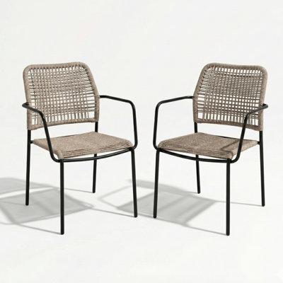 Stackable Outdoor Patio Dining Armchair