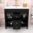 Elliesha Modern Freestanding Single Bathroom Vanity with Sink Top and Ample Storage-685723432