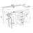 Wooden Kitchen Island with Storage Drawers, Shelves, Charging Station and Drop Leaf-1364147364