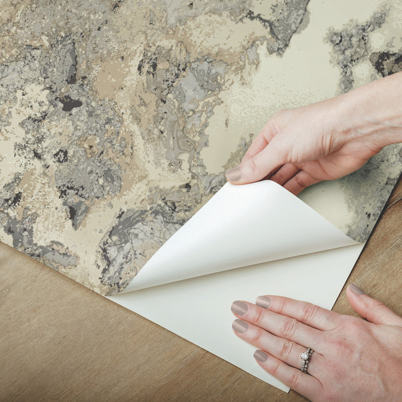 Peel & Stick Wallpaper Roll, Ivory