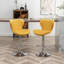 Tabourets de bar rotatifs réglables Ellston en jaune, ensemble de 2-1918760074-1918760081