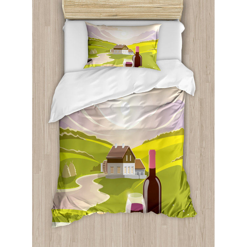 Rustic Polyester Duvet Cover