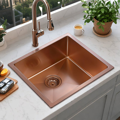 27" L Undermount 16-Gauge Stainless Steel Single Bowl Kitchen Sink