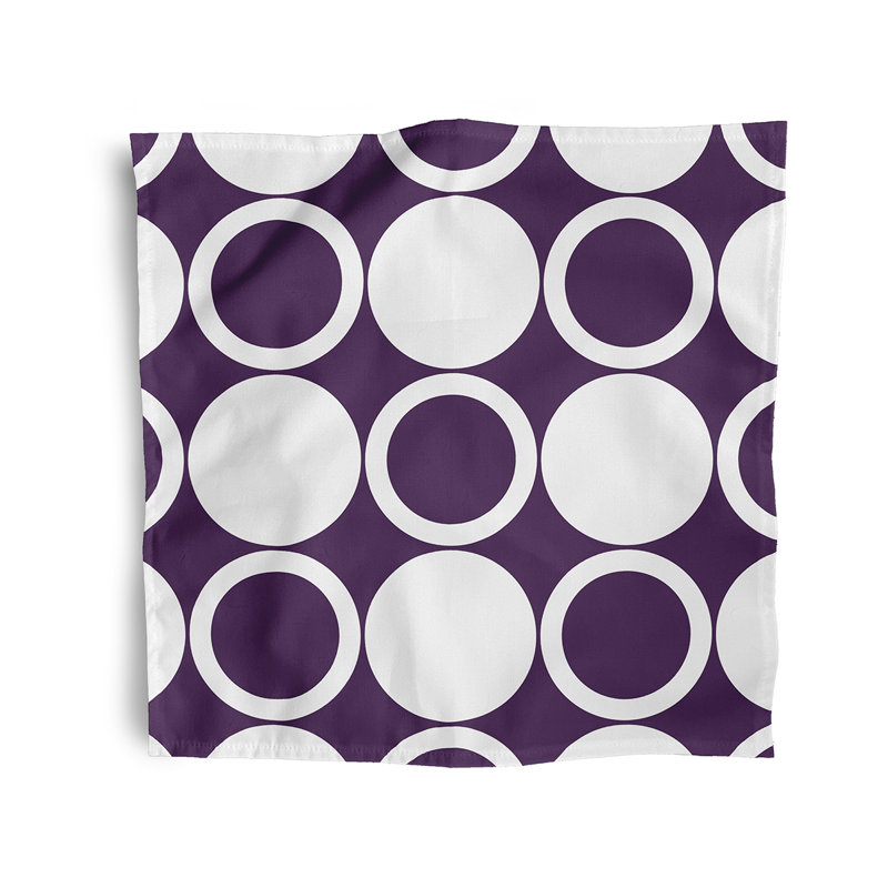 Laraib Mod Circles Napkins, Purple