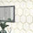 Ackland Artemis Hexagon 10 in. x 12 in. Stone Metal Blend Mosaic Wall Tile-54243604